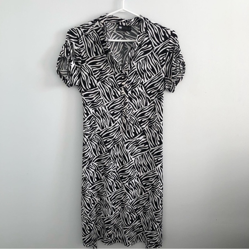 Zebra Patterned Dress - Picture 3 of 4